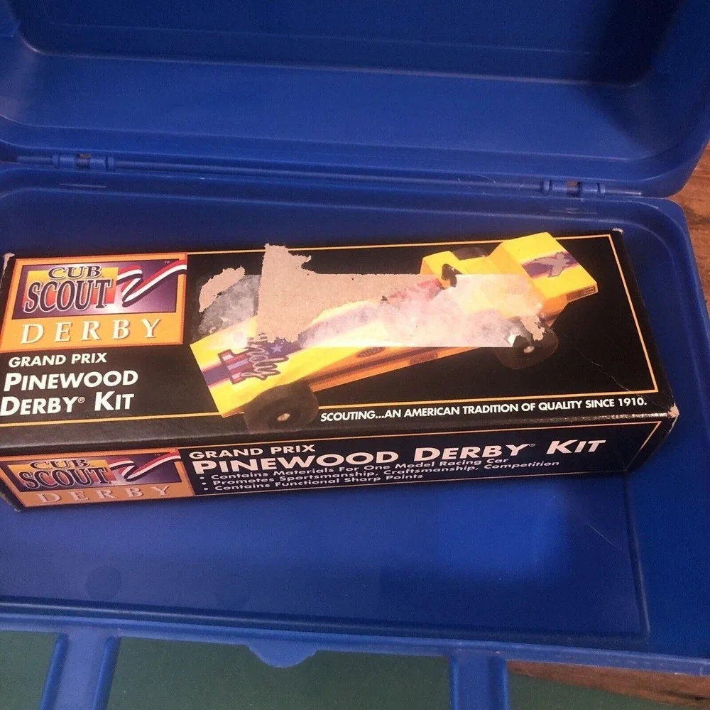 Pinewood Derby Kit Cub Scouts CS Level 2 Recruitment Box Scouting Car Racing NEW